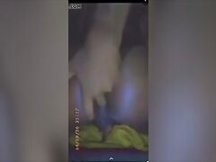 Horny African teen with nice big tits