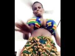 Biggest natural boobs in Africa leak