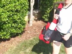 Gym black bulge milf watches