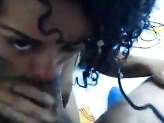 redbone teen perfect boobs sucking big white cock