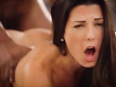 Angela White and Lena Paul make a BBC disappear behind their natural curves