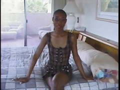 Pretty African Milf fucked by white man