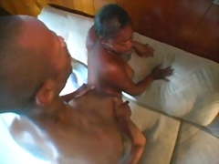 Raunchy sex with cute black whore