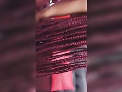 Beautiful ebony cums hard