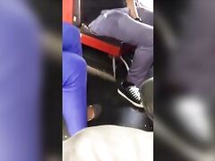 BLACK FLATS DANGLING IN A EXPRESS TRAIN