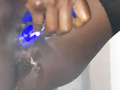 SQUIRRT MY PRETTY BLACK PUSSY like a Tsunami