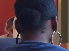 Sexy black woman's Afro part 2