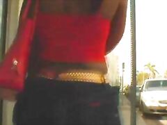 So for the last few weeks I've been seeing this foxy black chick walking out of this building near my crib.