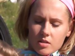 Ebony lesbian chicks first time Young girl girl biker girls