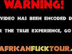 Sexy African Babes Sharing White Boner In Threeway-1