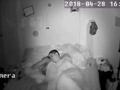 Black girl from other video in bed with girlfriend fingered