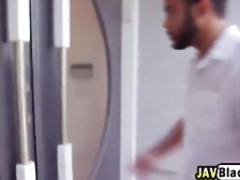 Asian teen Mila takes long black cock in pussy