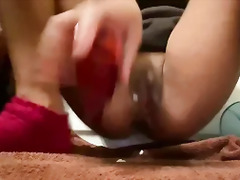 Extra creamy pussy play