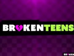 BrokenTeens  Faith Leons Pussy Ravaged by a Big Black Cock