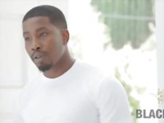 BLACK4K Black plumber on white hottie with wonderful shapes