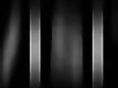 Bald black African model drooling and gagging while deep throating