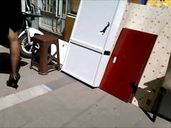 Business Woman Black Pantyhose