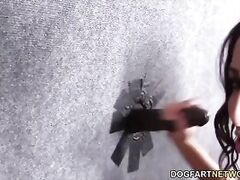 Angelica Sage fucks black cock - Gloryhole